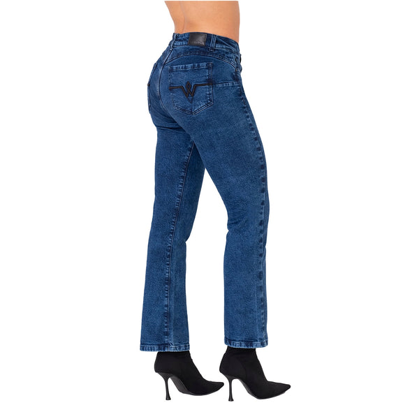 LOWLA  212359 Bum Lift Mom Straight Colombian Jeans for Women