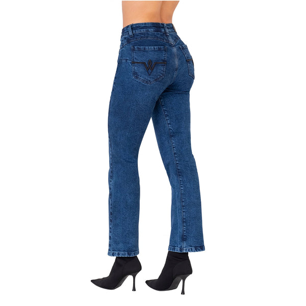 LOWLA  212359 Bum Lift Mom Straight Colombian Jeans for Women