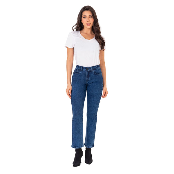 LOWLA  212359 Bum Lift Mom Straight Colombian Jeans for Women