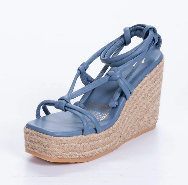 Silvia Cobos Louise Wedges Blue