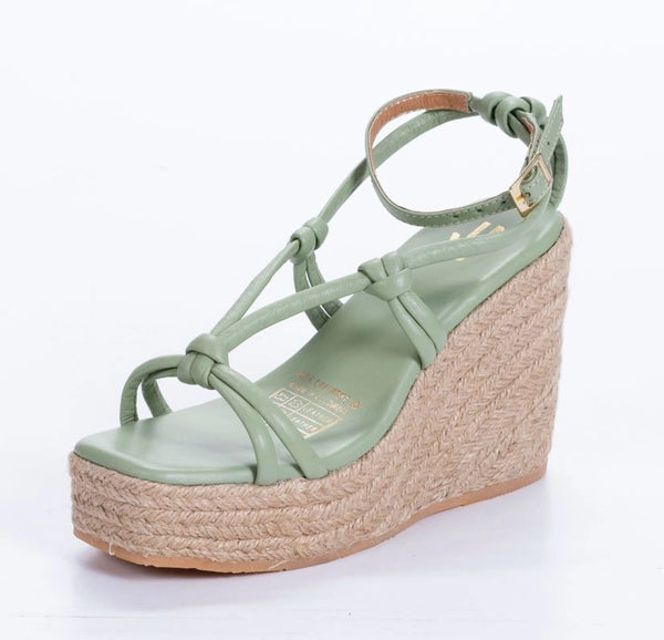 Silvia Cobos Louise Wedges Green