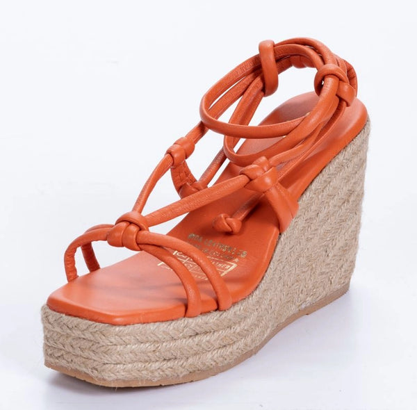 Silvia Cobos Louise Wedges Orange