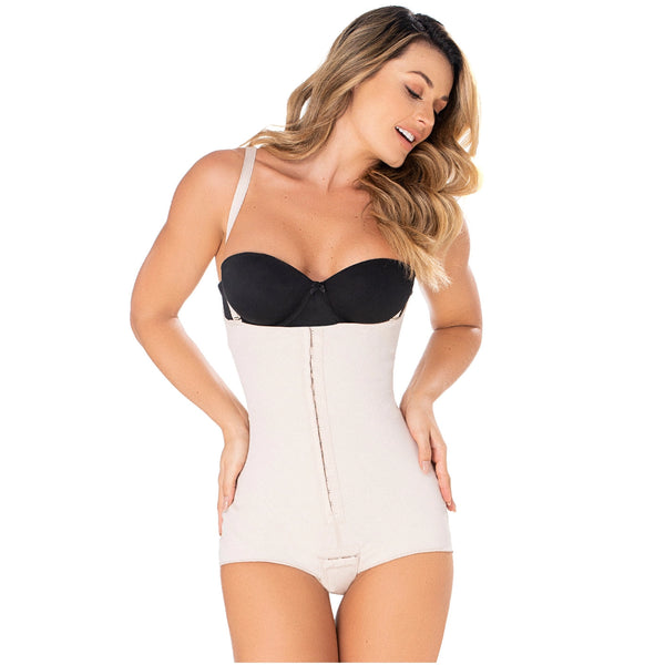 Diane & Geordi 002377 | Women's Strapless Bodysuit Shapewear | Tummy Control Body Shaper | Microlatex