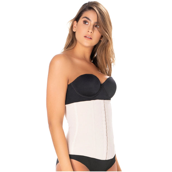 Diane & Geordi 002396 | Women's Shapewear Waist Cincher | Open Bust Waist Trainer |  Latex