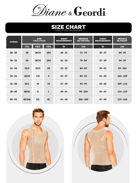 Diane & Geordi 2415 | Slimming Vest for Men | Powernet