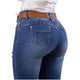 DRAXY 1445 Colombian Butt Lifting Skinny Jeans for Women