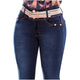 DRAXY 1476 | High-Waisted Jeans Colombianos for Women | Butt-Lifter Denim with Belt