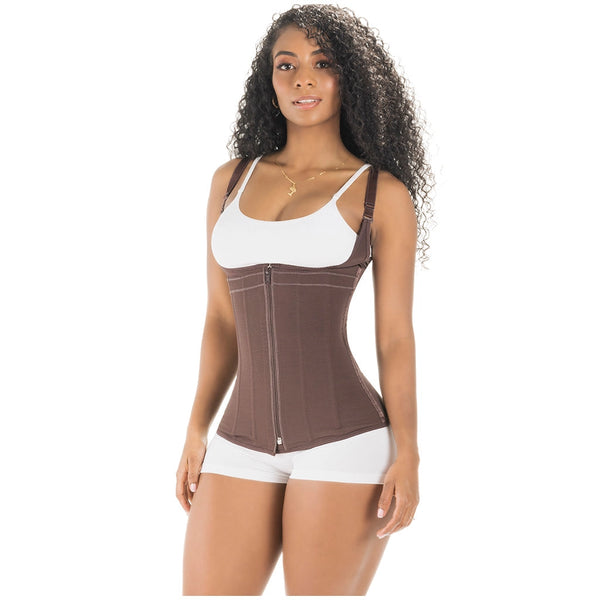 SONRYSE 024ZF | Tummy Control Shapewear Vest Girdle | Daily Use Open Bust Shaper | Powernet