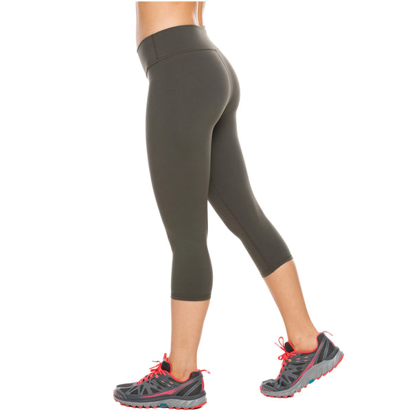 Flexmee 944201 Mid Rise Capri Leggings for Women | Polyamide - Pal Negocio