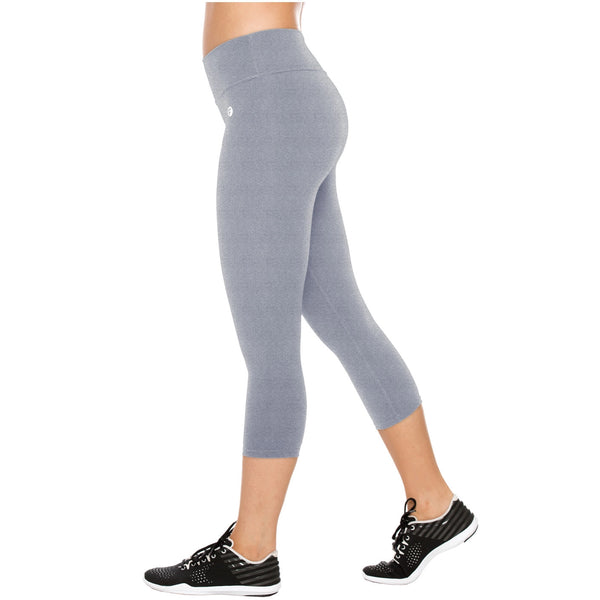 Flexmee 944201 Mid Rise Capri Leggings for Women | Polyamide - Pal Negocio