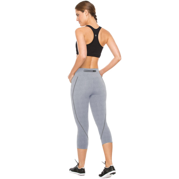 Flexmee 944210 Liberty Mid Rise Capri Leggings for Women | Supplex - Pal Negocio