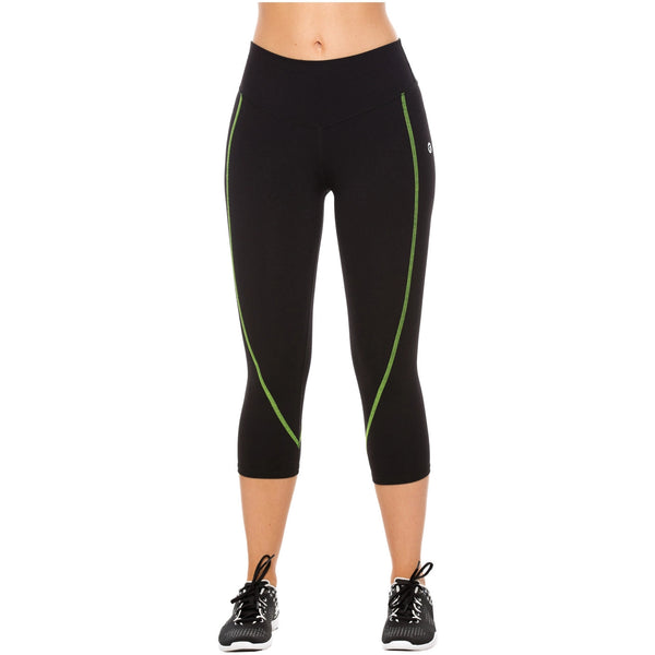 Flexmee 944210 Liberty Mid Rise Capri Leggings for Women | Supplex - Pal Negocio