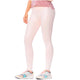 FLEXMEE 946164 | High-Rise Shimmer Pink Sports Leggings for Women