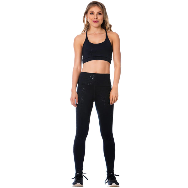 FLEXMEE 946172 | High Rise Black Leggings for Women|