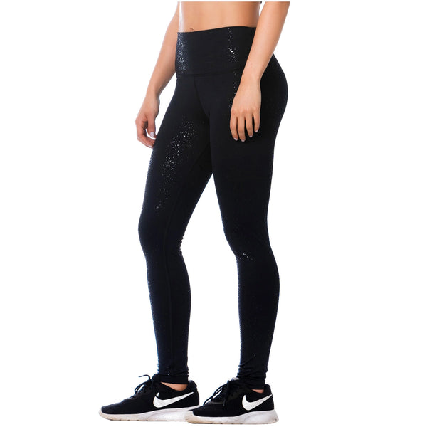 FLEXMEE 946172 | High Rise Black Leggings for Women|