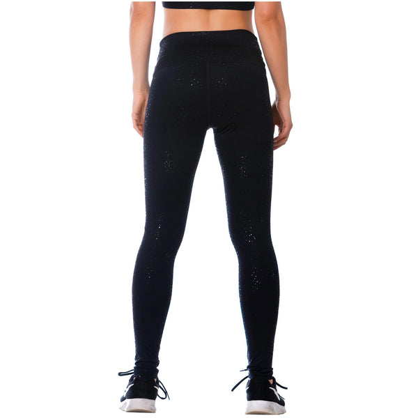 FLEXMEE 946172 | High Rise Black Leggings for Women|