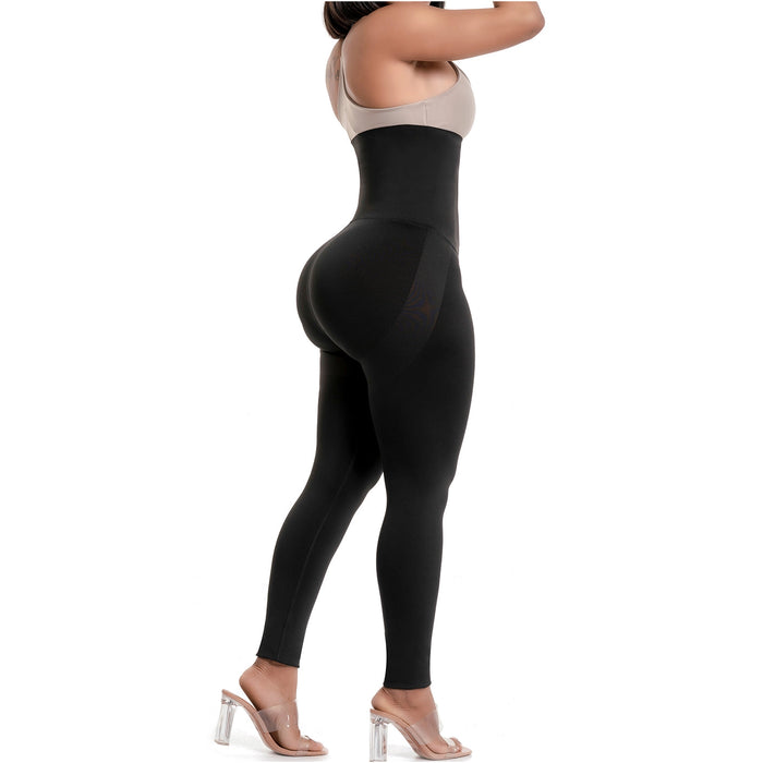 FLEXMEE 946703 | Sports Leggins High Waisted with Tummy Control Athleisure Womens with Girdle  | Shape Line