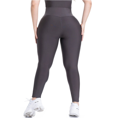 FLEXMEE 946773 | Sports High Waisted Athletic Leggings with Tummy Control | Comfort Line