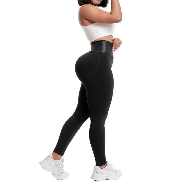 FLEXMEE 946916 | Athletic Leggings High Waist Women Sports Activewear  | Shape Line