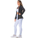 FLEXMEE 980010 See-Through Gray Sports Jacket for Women