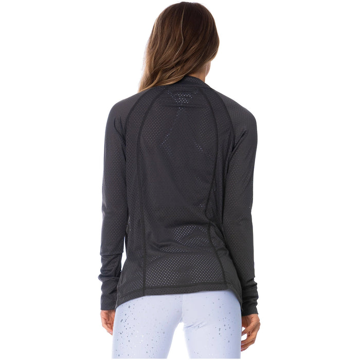 FLEXMEE 980010 See-Through Gray Sports Jacket for Women