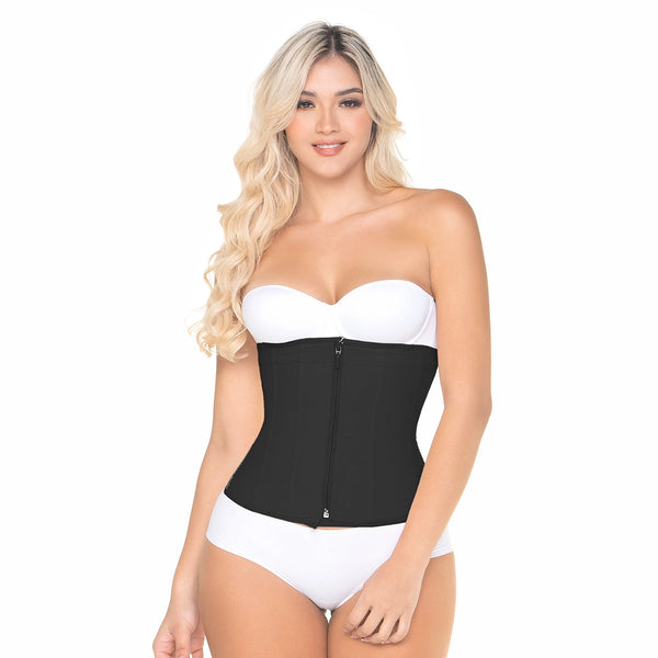 MARIAE CXF000V Waist Cincher Shapewear Faja Colombiana Waist Shaper with front Zipper & Inner Hooks | FU123 | 9038