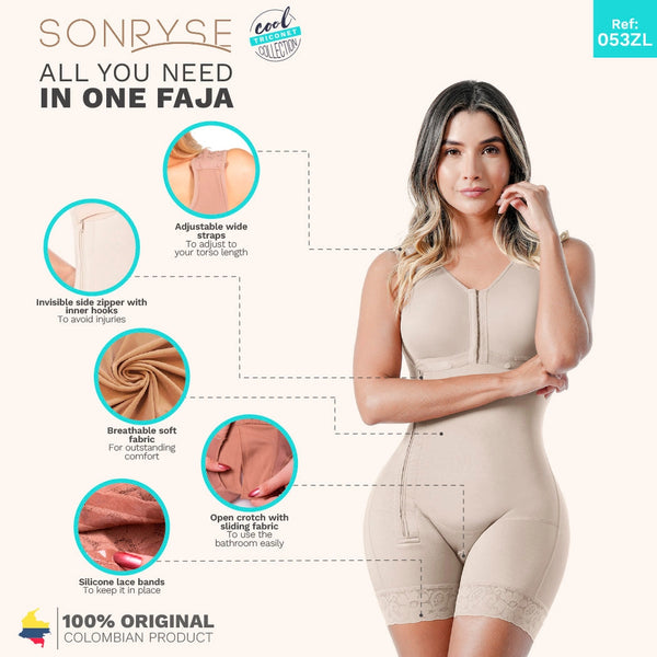 SONRYSE TR53ZL | Colombian Shapewear for Women | Post Surgery & Everyday Use | Triconet