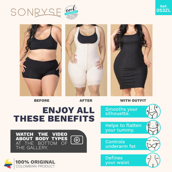 SONRYSE TR53ZL | Colombian Shapewear for Women | Post Surgery & Everyday Use | Triconet