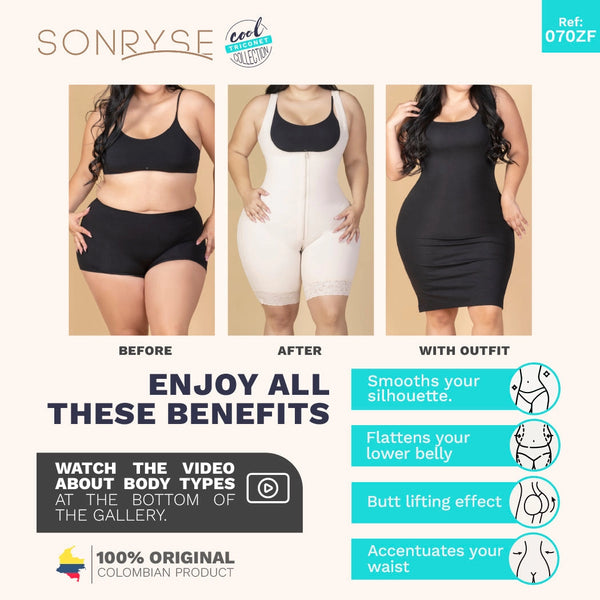 SONRYSE TR70ZF | Butt Lifting Shapewear Shorts | Daily Use | Triconet