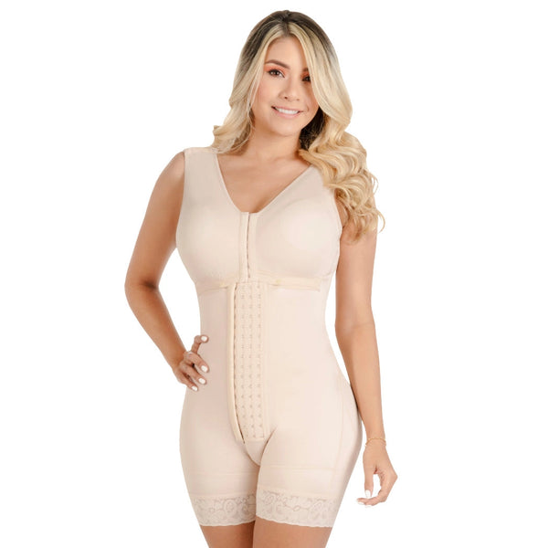 SONRYSE TR86BF | Colombian Built in Bra Tummy Control Shapewear for Women | Daily  and Post Surgery Use Girdle | Triconet