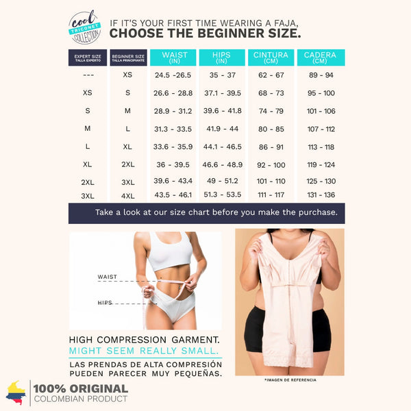 SONRYSE TR96ZF | Colombian Butt Lifter Shapewear Bodysuit | Dress Nightout and Daily Use | Triconet