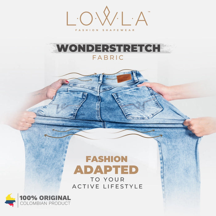LOWLA 268217 | Colombian Denim Jumpsuit with Inner Girdle