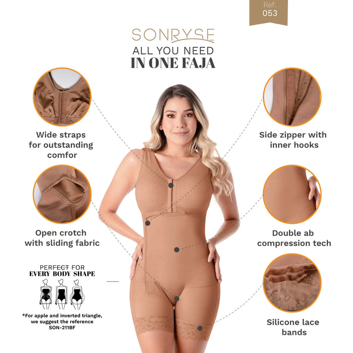 SONRYSE 053 | Colombian Shapewear | Postpartum and Post Surgery girdle | Powernet