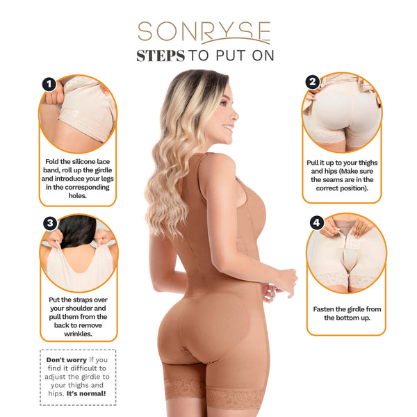 SONRYSE 053 | Colombian Shapewear | Postpartum and Post Surgery girdle | Powernet