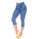 LOWLA 239257 | Colombian Butt Lifter Capri Skinny Jeans with Inner Girdle
