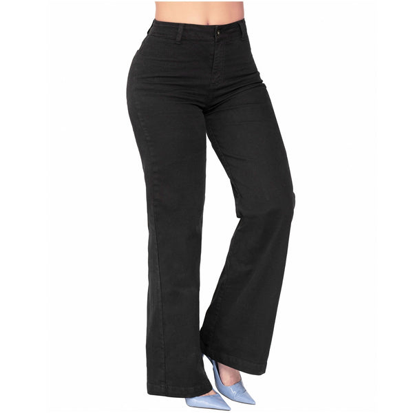 Lowla 242363 | High Waisted White jeans for Women Straight Leg