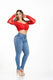 LT.ROSE 1317 Colombian Skinny Wide Waistband Denim Butt lifter Jeans