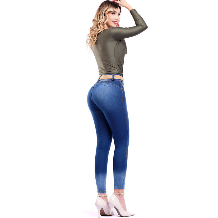 LT. Rose 1499 | Butt Lift Skinny Ankle Colombian Jeans for Women