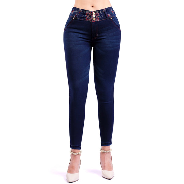 LT. Rose 1502 |  Mid Rise Skinny Butt Lifting Jeans for Women