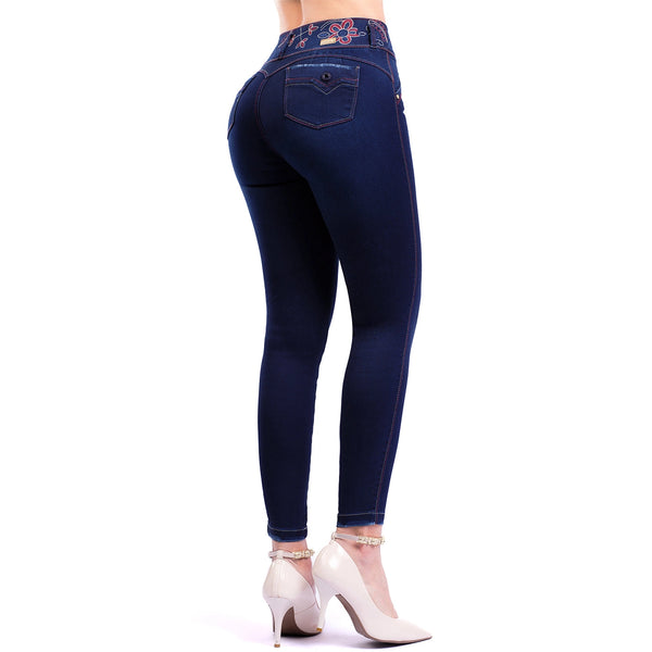 LT. Rose 1502 |  Mid Rise Skinny Butt Lifting Jeans for Women