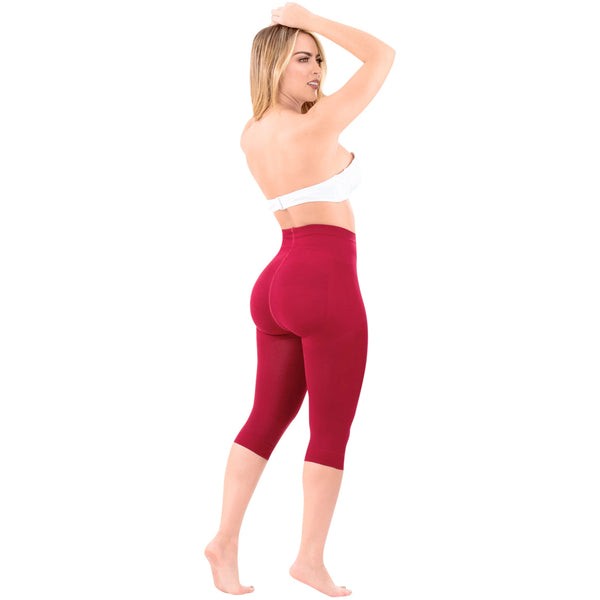 LT.Rose 21993 | Shapewear Push Up Pants for women Butt-lifting Compression Capris | Daily Use