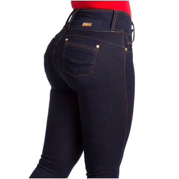 LT.Rose CS3B02 Colombian Wide Waistband Butt Lifter Jeans - Pal Negocio