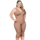 Fajas MariaE 9262 | Colombian Postpartum Full Body Body Shaper for Women | Knee Length & Bra - Pal Negocio