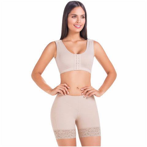 Fajas MariaE 9279 | Butt Lifter Shapewear Shorts for Women | Daily and Postpartum Use | Powernet