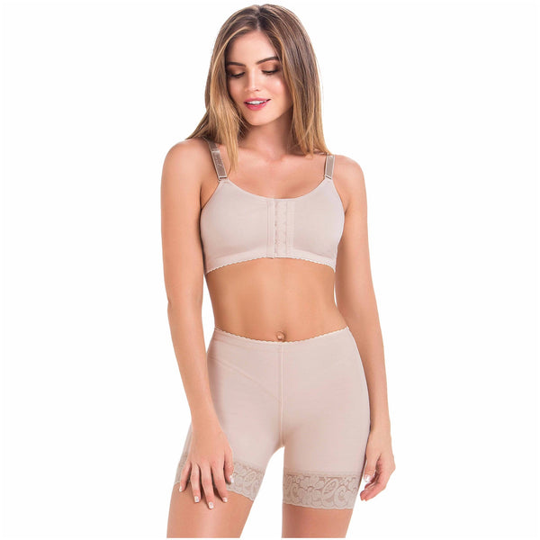 Fajas MariaE 9279 | Butt Lifter Shapewear Shorts for Women | Daily and Postpartum Use | Powernet