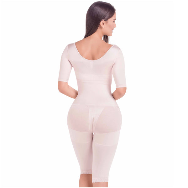 Fajas MariaE FQ104 | Post Surgery Shapewear | Full Body Shaper with Sleeves