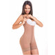 Fajas MariaE FQ105 | Post Surgery Shapewear with Over Bust Strap | 2nd Stage | Powernet