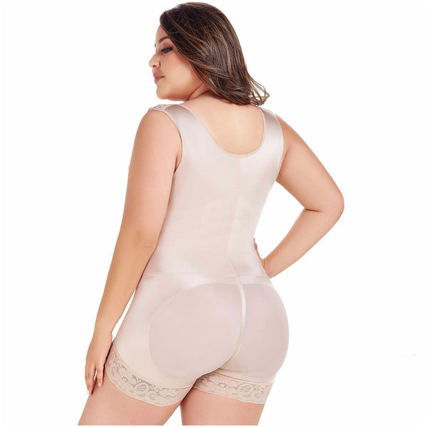 Fajas MariaE FU103 | Post Surgery Girdle Postpartum Body Shaper for Women | Open Bust & Tummy Control - Pal Negocio