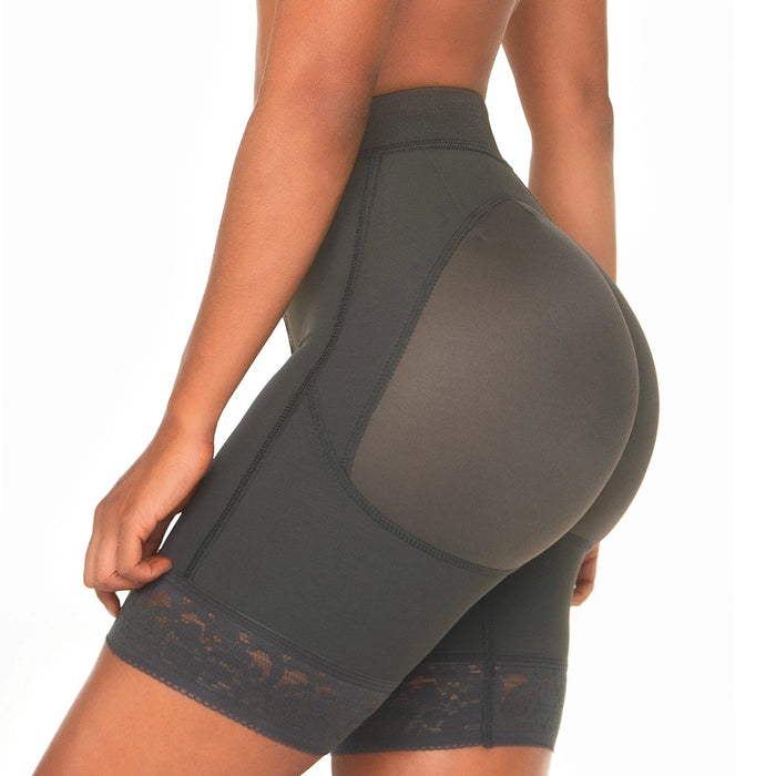 Fajas MariaE FC302 Fajas Colombianas Butt Lift & Low Tummy Control Shapewear Short | Everyday Use Girdle | Powernet