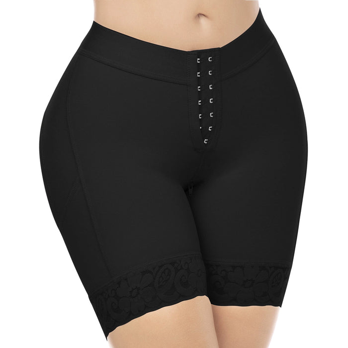 Fajas MariaE FC302 Fajas Colombianas Butt Lift & Low Tummy Control Shapewear Short | Everyday Use Girdle | Powernet